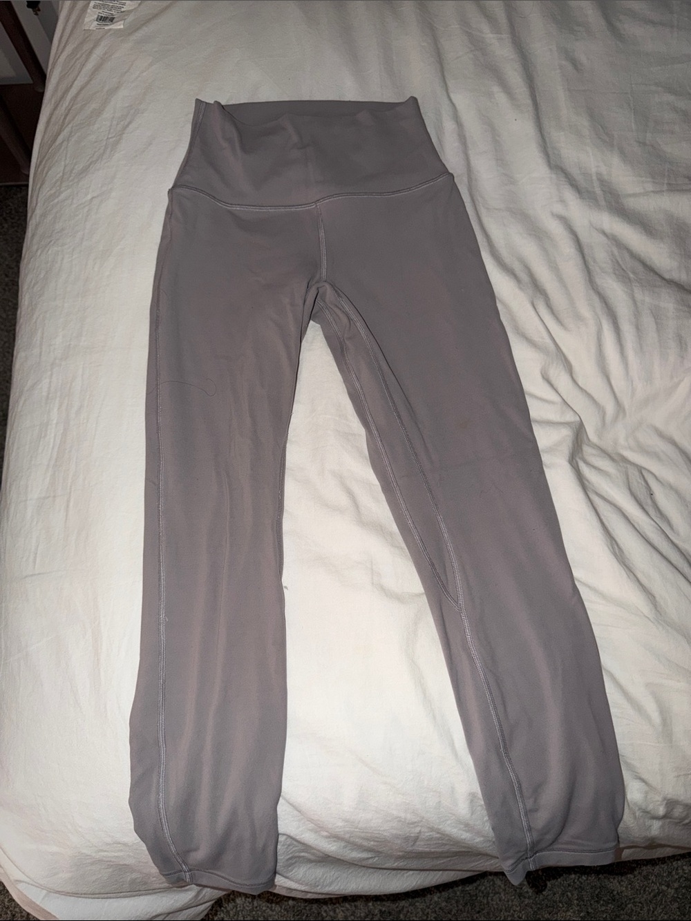 Lululemon High-Waist Active Leggings in Mauve Gray